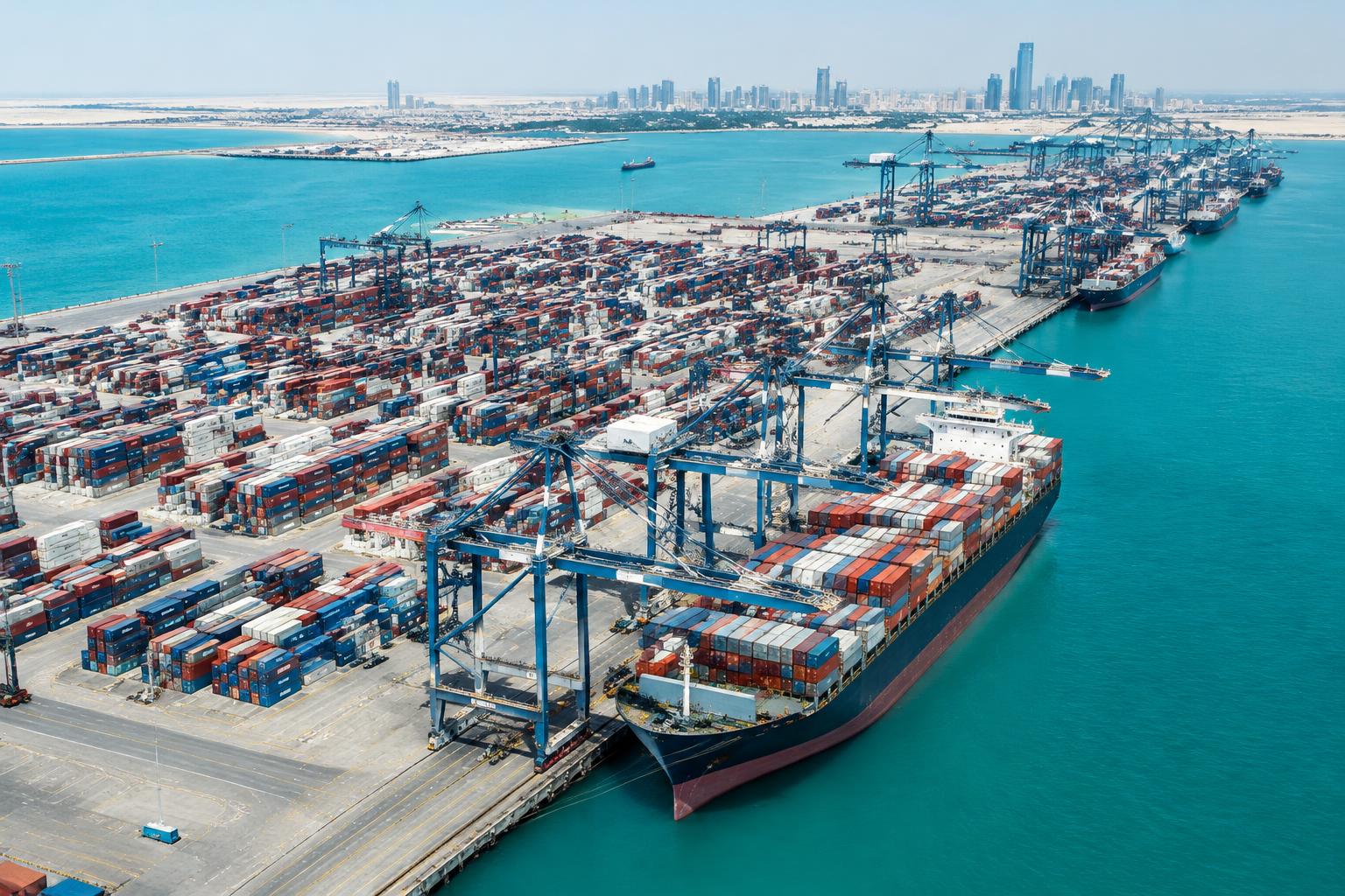 Container port and ocean freight
